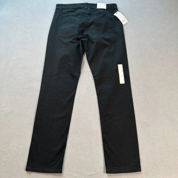 Goodfellow & Co Mens Jeans 36x30 Black Slim Straight Mid Rise Stretch Denim NWT - Picture 2 of 10